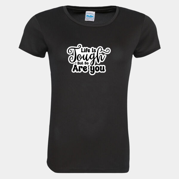 Life Is Tough Ladies Training Top Thumbnail